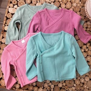 4 Pack Baby Thermal Tops